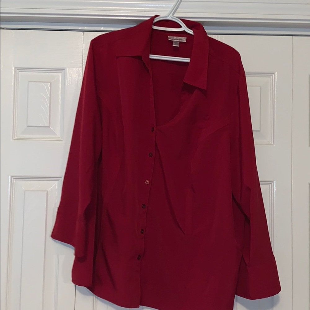 Long sleeve button down dress shirt